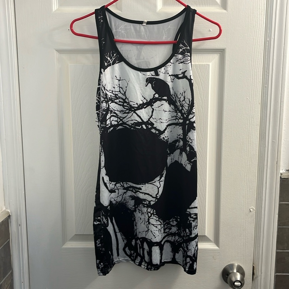 Women’s small sleeveless dress.
